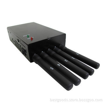5-antenna GPS Jammer with GSM 3G